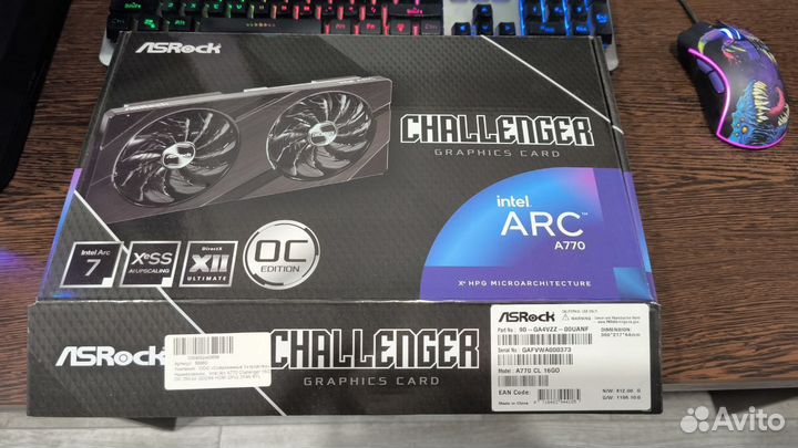 Видео карта Arc A770