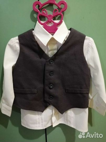 Рубашка с жилеткой