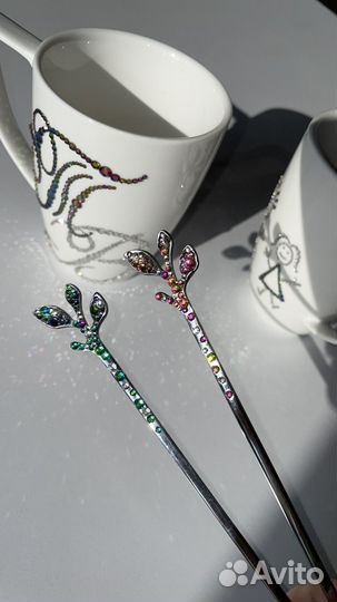 Ложка со стразами