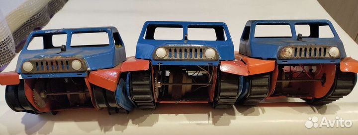 Игрушка-3шт. Вездеход тягач СССР. Цена за три