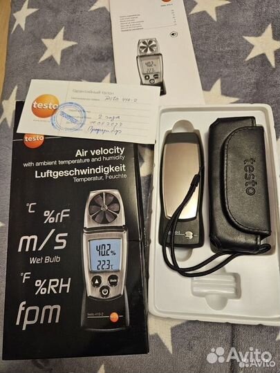 Анемометр Testo 410-2