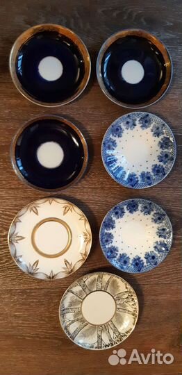 Чайные блюдца лфз винтаж СССР