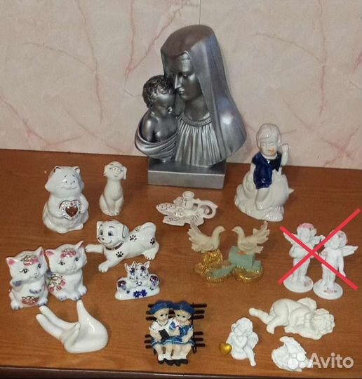 Статуэтки фарфор и др