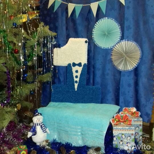 Цифра из гофрированной бумаги