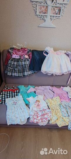 Вещи пакетом для девочки 68-74-80