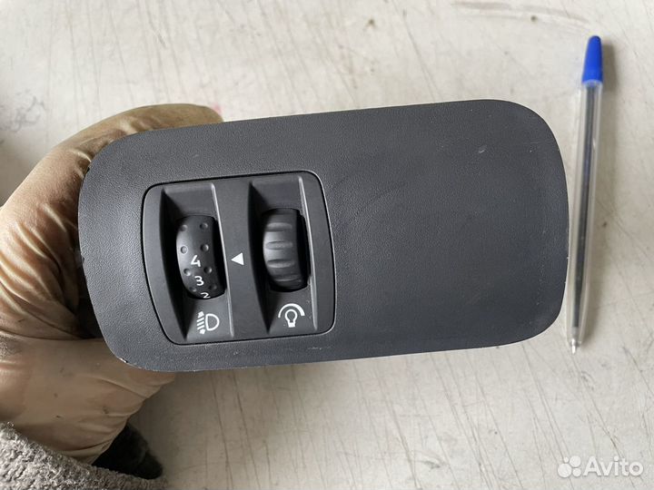 Кнопка корректора фар в сборе Renault Megane 2