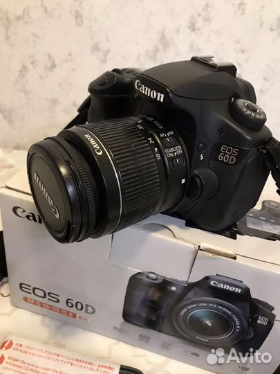 Зеркальный фотоаппарат canon 60d