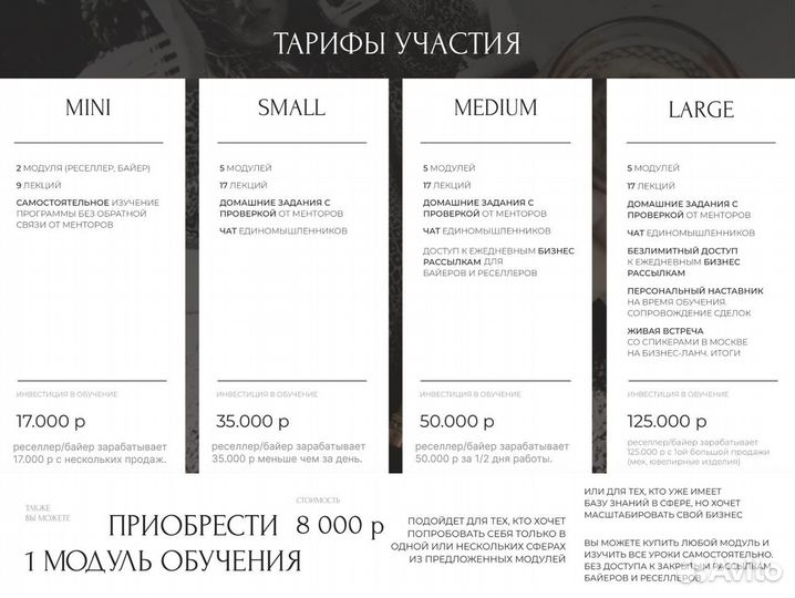 Байер / Обучение выкупам