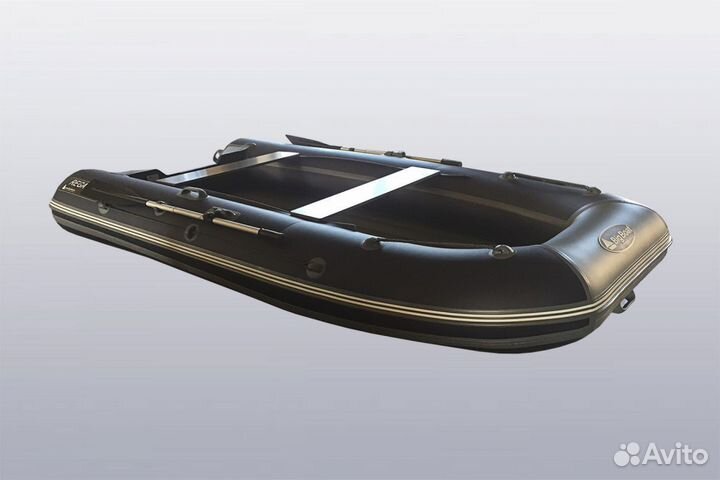 Лодка пвх Big Boat нднд Regat 340 серая