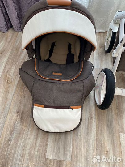 Коляска adamex 3 в 1 бу