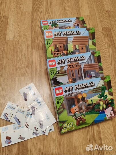 Конструктор майнкрафт деревня