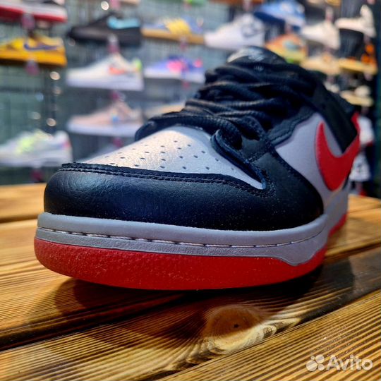 Кроссовки Nike Dunk Low SB Black Grey