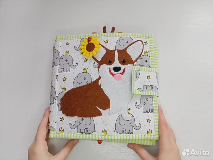 Книга развивающиеся из фетра