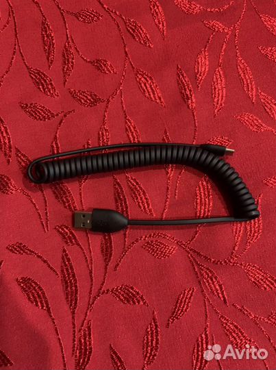 Кабель HTC microUSB 1.2м витой (для авто)