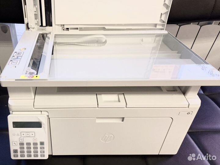 Мфу HP M132fn ADF, LAN, A4, 1400 стр пробег