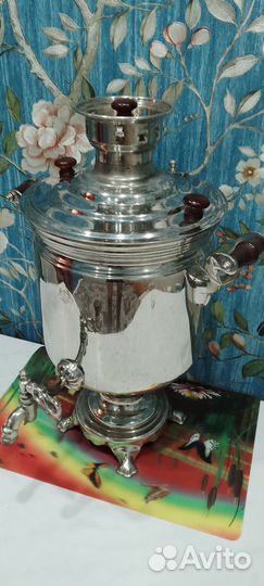 Тульский самовар на дровах