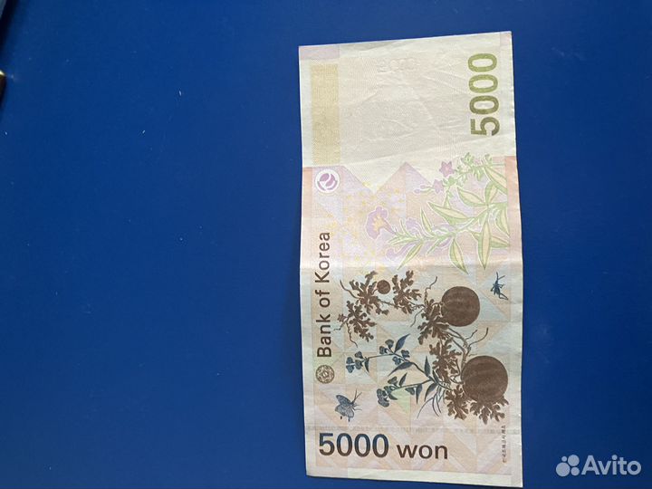 5000 корейских вон