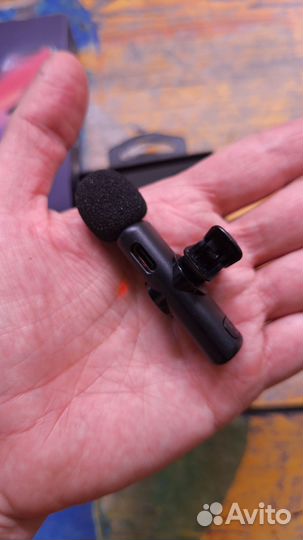 Беспроводной петличный микрофон для айфона новый