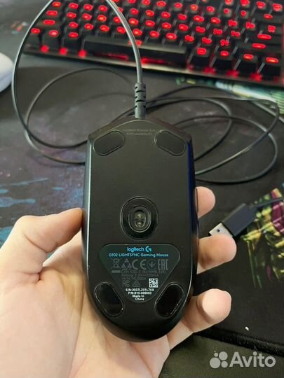 Игровая мышь logitech g102