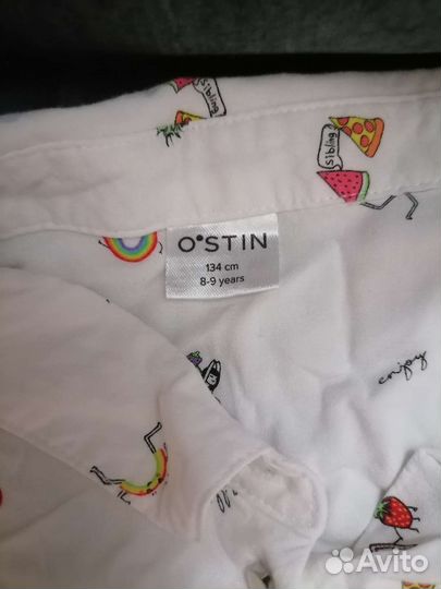 Рубашка для девочки остин 134
