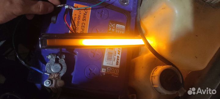 Плазма повторители Приора бегающий повторитель