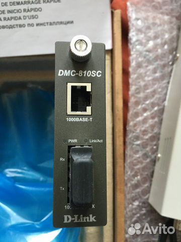 Медиаконвертер D-Link DMC-810SC