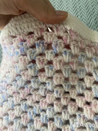 Шерстяной плед в коляску