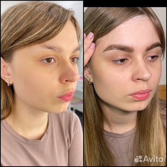 Окрашивание бровей