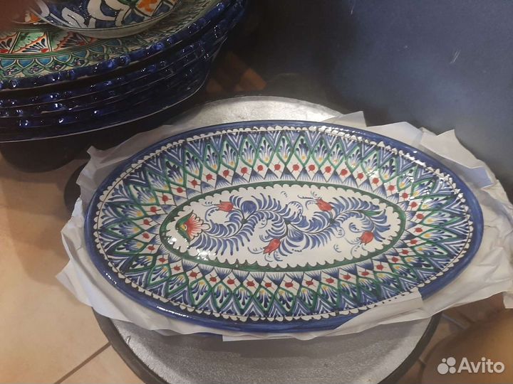 Посуда Риштан. Ручная работа