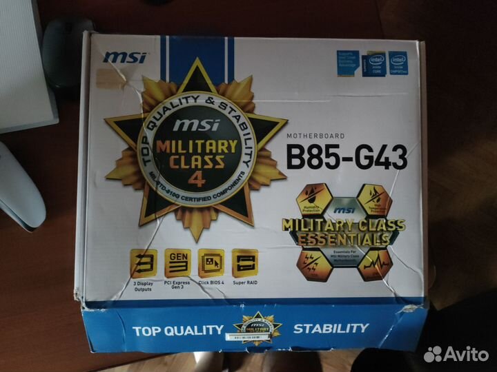 Материнская плата MSI b85-g43
