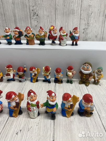 Киндер сюрприз 90-х гномы игрушки