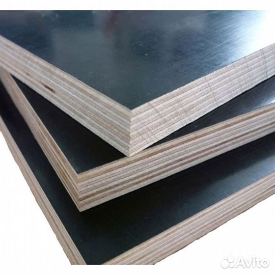 Фанера ламинированная 1500х3000 6 мм, сорт 2/2