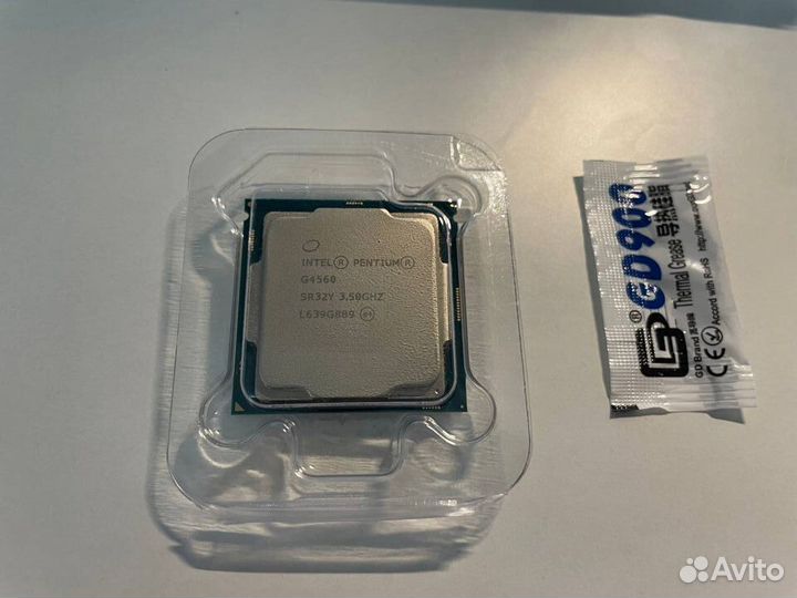 Процессор Intel Pentium G4560 LGA1151, 2 x 3500 мг