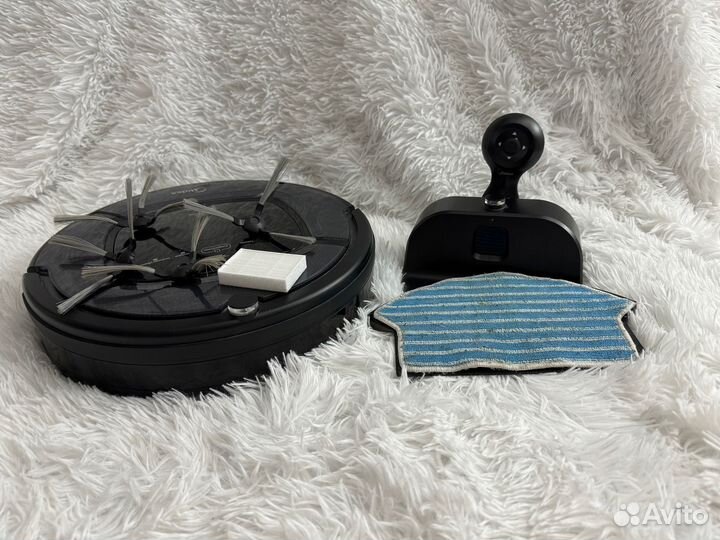 Робот пылесос с пультом (сухая и влажная уборка)