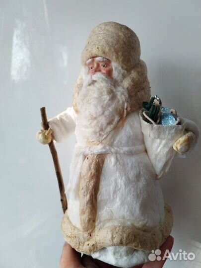 Дед Мороз и Снегурочка ватные под елочку