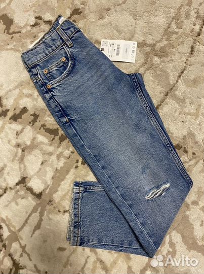 Летние штаны джинсы брюки Zara 140 р. на мальчика