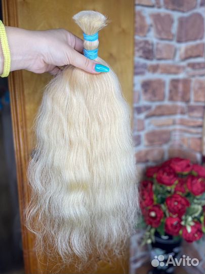 Волосы кудрявые блонд