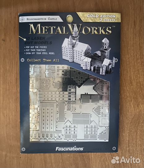 Металлическая модель MetalWorks Замок Нойшванштайн