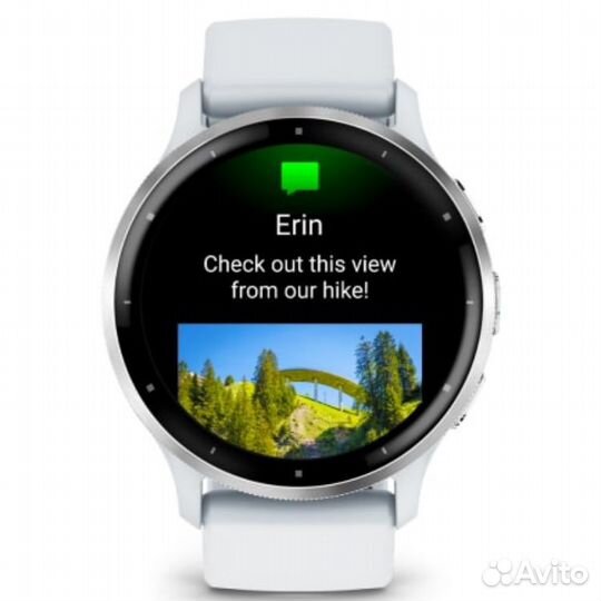Умные часы Garmin venu 3, белые с серебристым