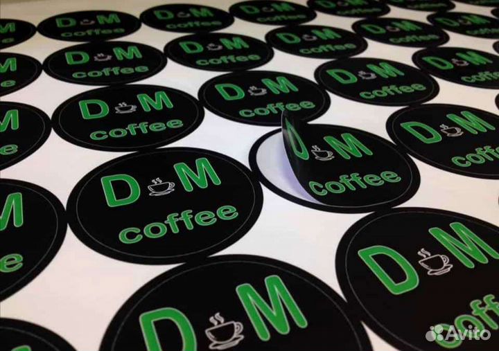Изготовление наклеек, стикеров, рекламы оперативно