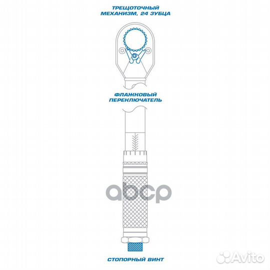 34323-2A ключ динамометрический серии ''classi