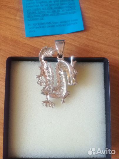 Обменяю Подвеска 925 Дракон с 17 камнями