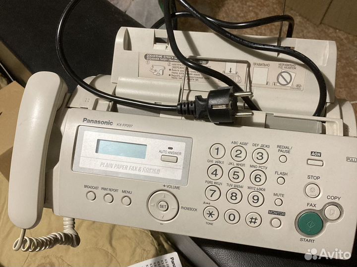 Факс Panasonik KX-FP207