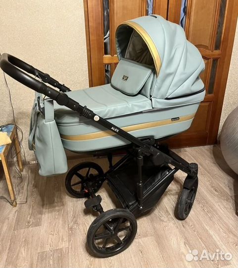 Коляска Adamex Rimini эко-кожа