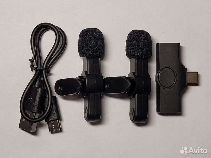 Микрофон беспроводной USB-C, пара