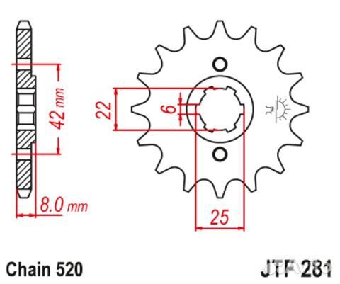 Звезда ведущая JTF281 14