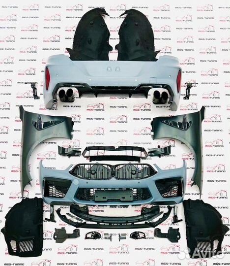 Обвес в стиле M8 F92 для BMW 8 серии G14 G15