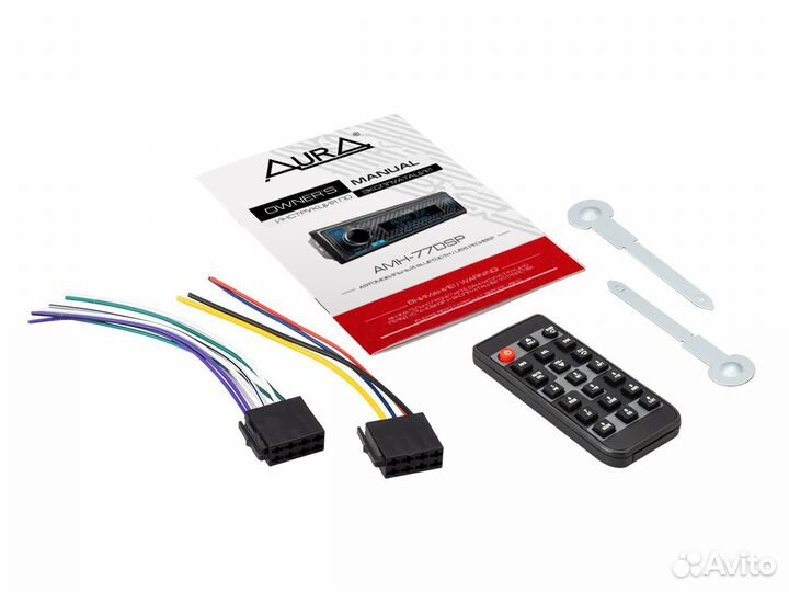 Автомагнитола 1 Din/дин Aura AMH-77DSP (2023)