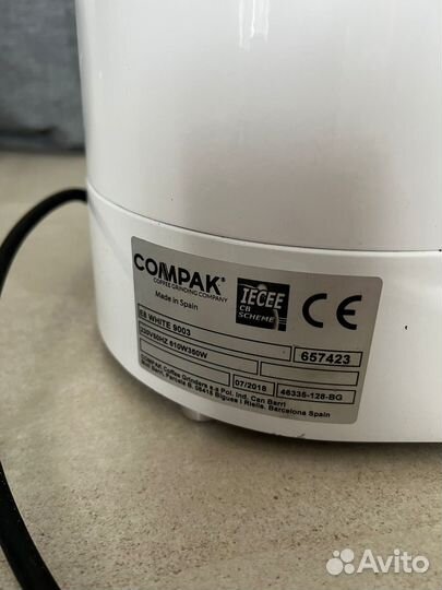 Кофемолка Compak E8 white