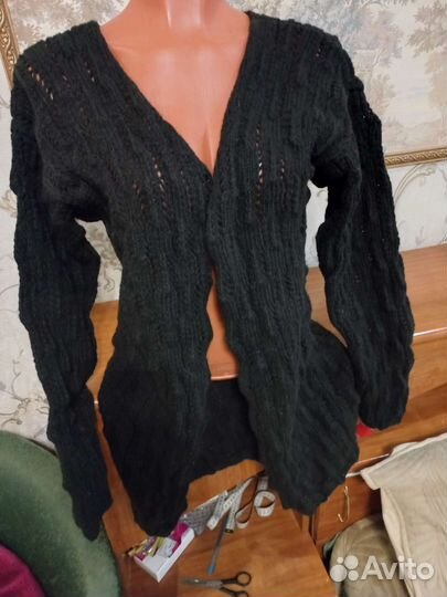 Свитера и туники ручной вязки бу